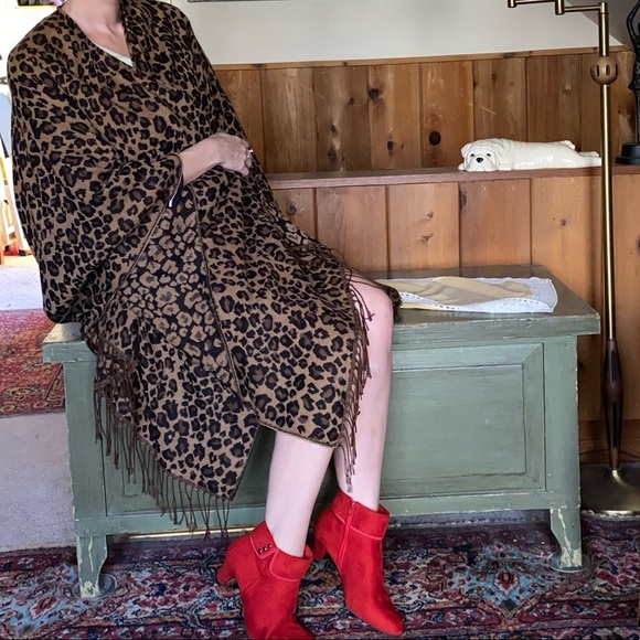 Leopard print tunic by Croft & Barrow - Picture 1 of 8